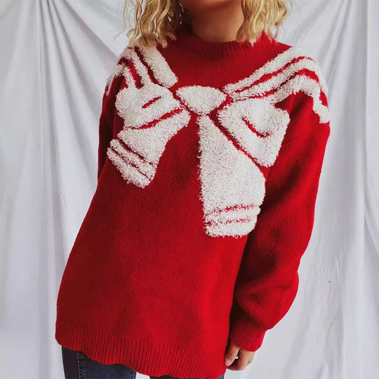 Damen Strickpullover mit festlichem Design und weichem Material EB