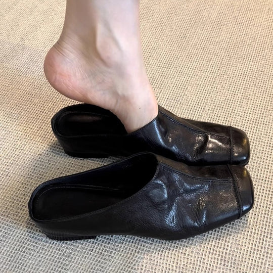 Damen Bequeme Clogs mit modischem Schnitt und weichem Leder EB