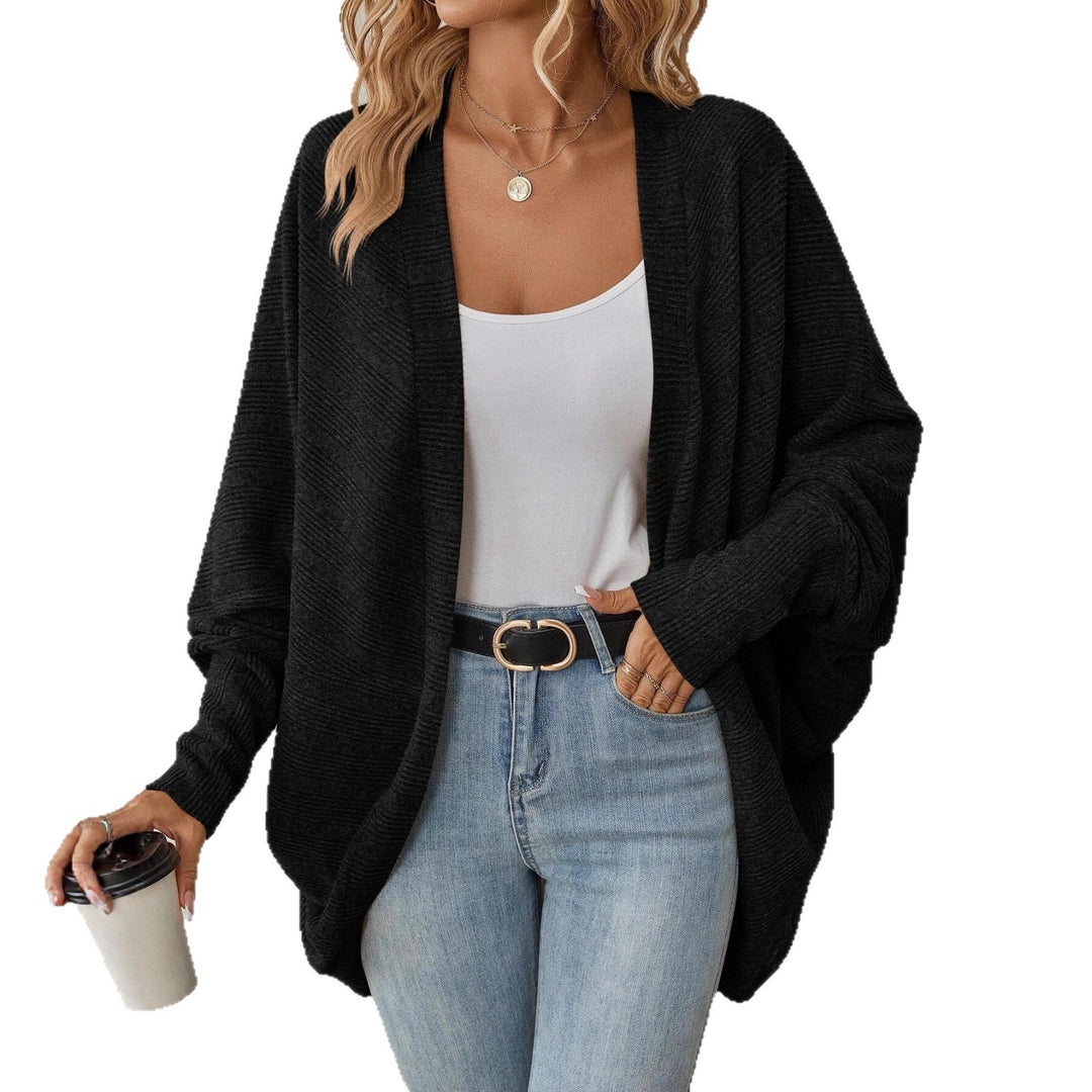 Damen Weite Strickjacke mit asymmetrischem Schnitt und luxuriösem Tragekomfort EB