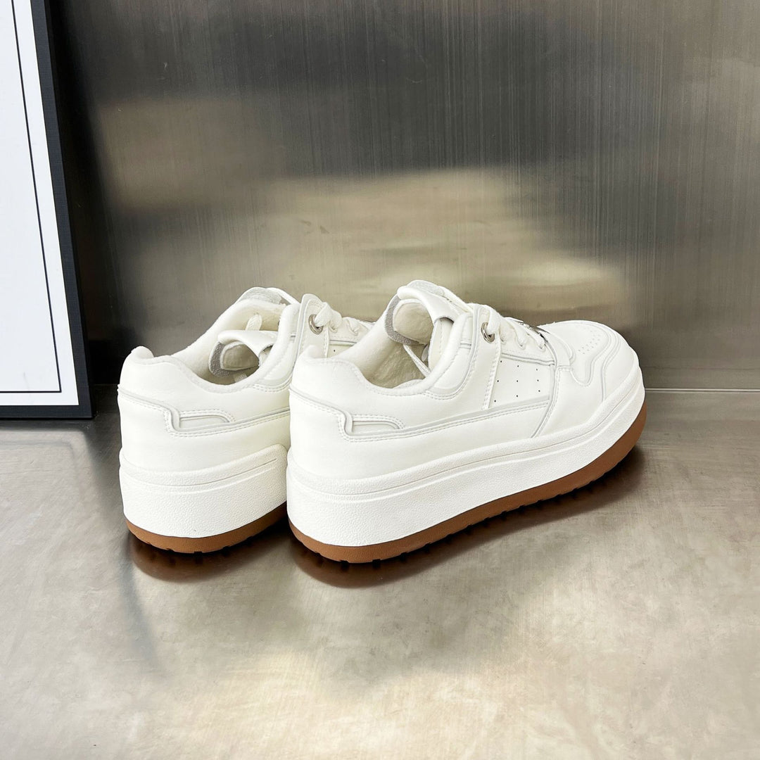 Damen Chunky Sneakers mit komfortablem Ansatz und trendiger Plateausohle EB