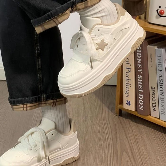 Damen Chunky Sneakers mit trendigem Design und dämpfender Laufsohle EB