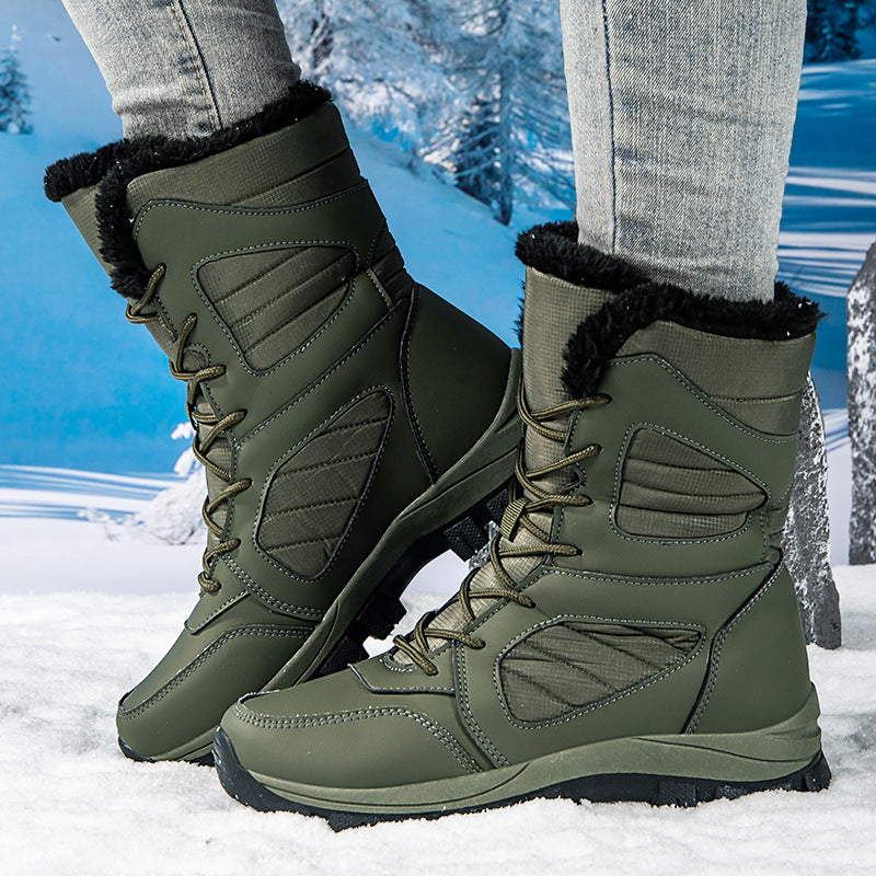 Damen Isolierte Stiefel mit rutschfester Sohle und weichem Innenfutter EB