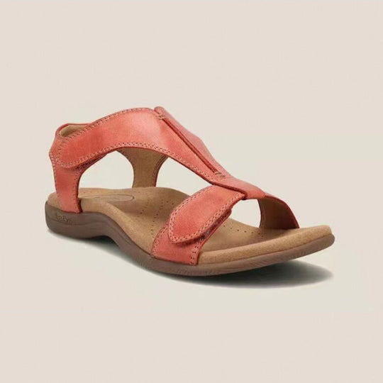 Damen Komfortable Zehensandalen mit verstellbaren Riemen EB