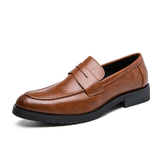 Damen Mokassins mit eleganter Lederoberfläche und rutschfester Sohle EB