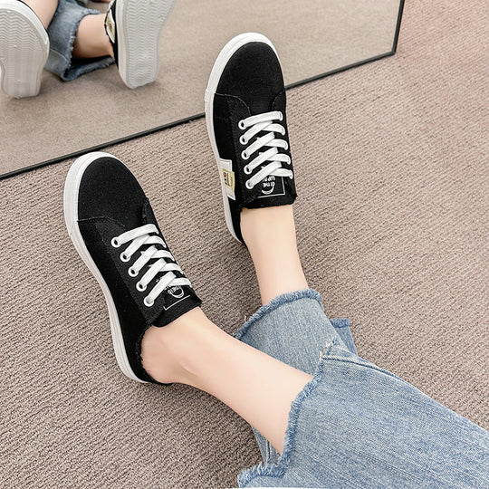 Damen Slip-On Sneakers im lässigen Denim-Look mit bequemer Innensohle EB
