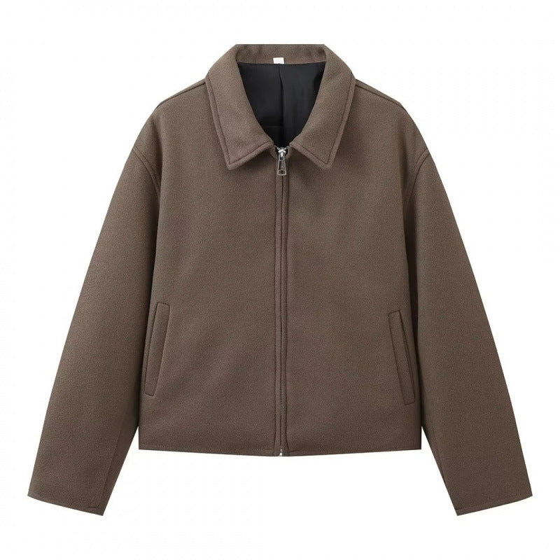 Damen lässige Steppjacke mit praktischen Taschen und elegantem Schnitt EB