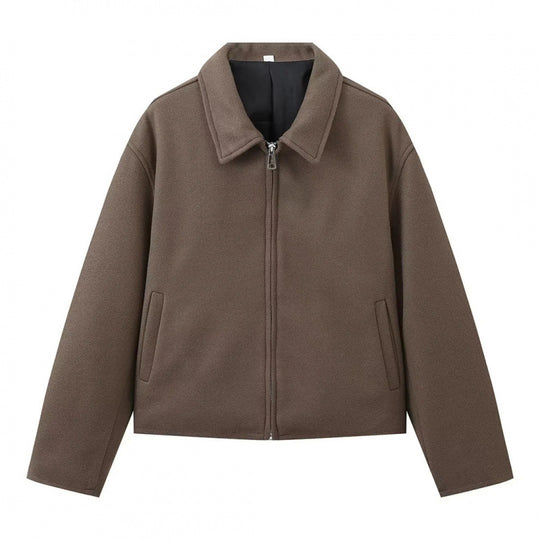 Damen lässige Steppjacke mit praktischen Taschen und elegantem Schnitt EB