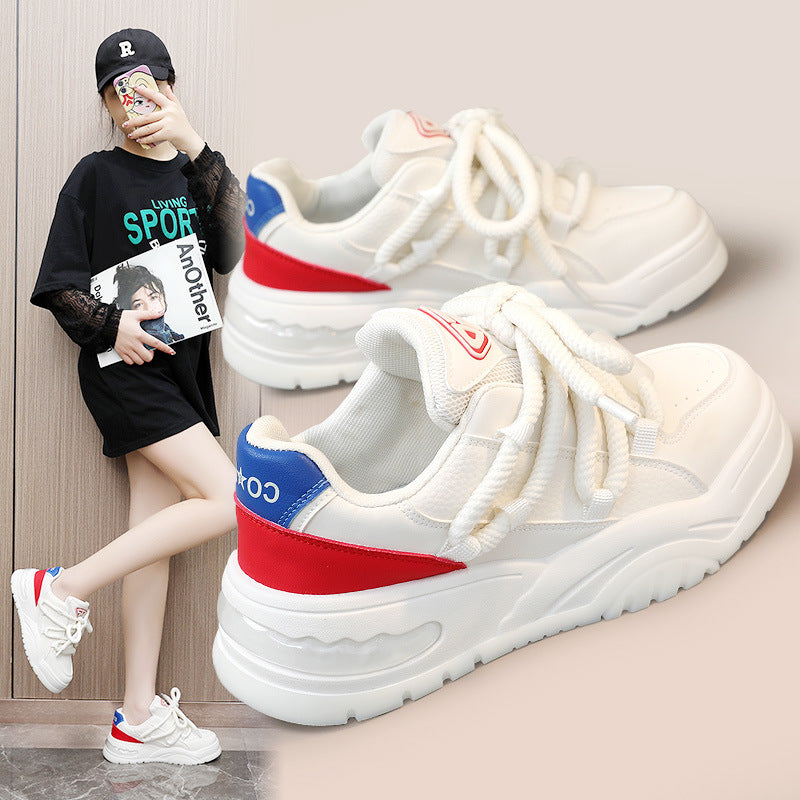 Damen Sportliche Sneakers mit gepolstertem Futter und stabiler Laufsohle EB