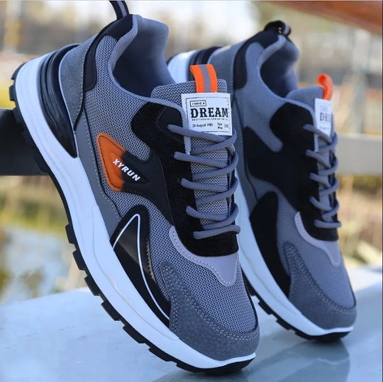 Damen Komfortable und modische Sneakers mit atmungsaktiver Mesh-Oberfläche EB