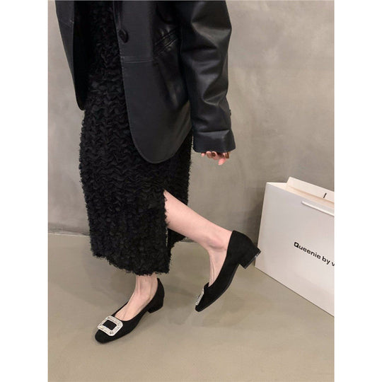 Damen elegante Pumps mit Glitzerakzenten EB