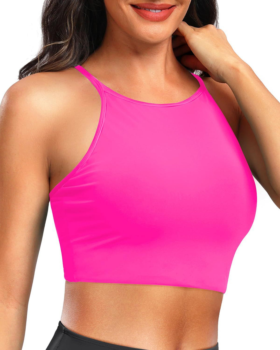 Damen Sportliches Crop-Top EB