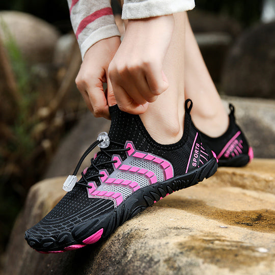 Damen Wassersportschuhe mit rutschfester Sohle und atmungsaktivem Mesh-Obermaterial EB