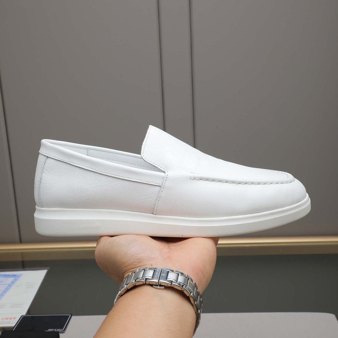 Damen Mokassin Slipper mit erstklassiger Ledervariante und rutschfester Sohle EB