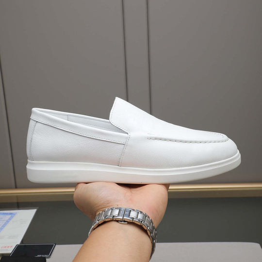 Damen Mokassin Slipper mit erstklassiger Ledervariante und rutschfester Sohle EB