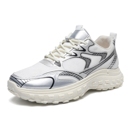 Damen Sportliche Lifestyle Sneakers mit stoßdämpfender Sohle und vielseitigem Design EB