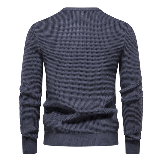 Herren Strickpullover mit modernem Strukturdesign EB