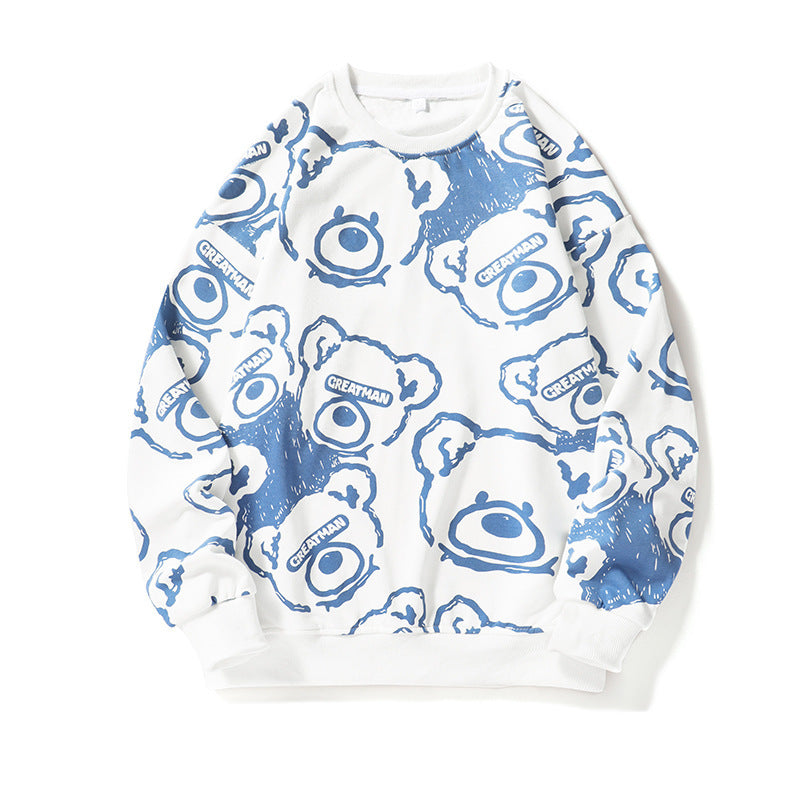 Herren lässiger Sweatshirt mit kreativem Tiermotiv EB