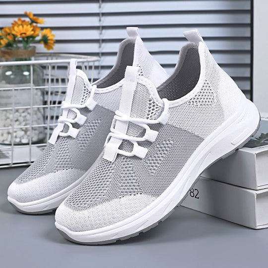 Damen Atmungsaktive Sportschuhe mit elastischem Obermaterial und rutschfester Sohle EB