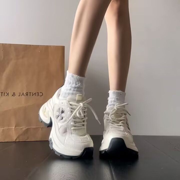 Damen Modische Chunky Sneakers mit innovativer Dämpfungstechnologie EB