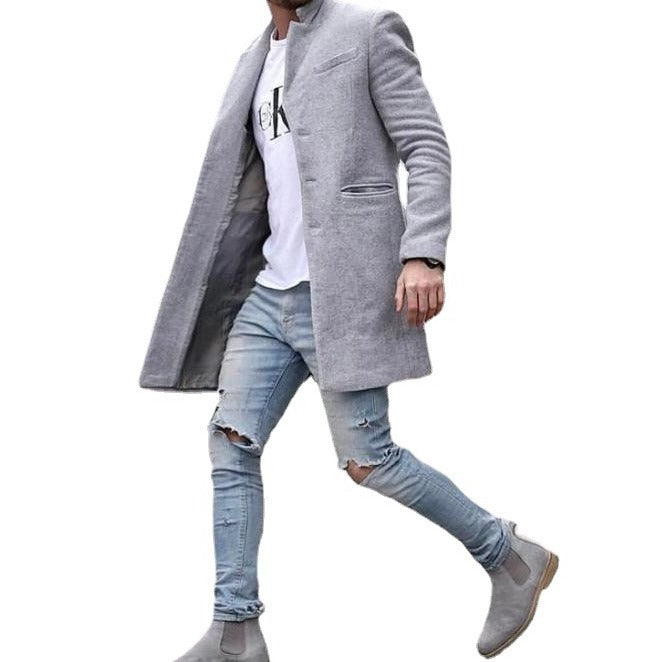 Herren eleganter Langmantel EB
