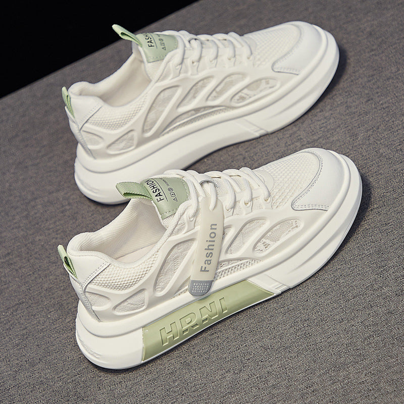Damen Sportliche Sneaker mit atmungsaktiver Netzstruktur und ergonomischer Dämpfung EB