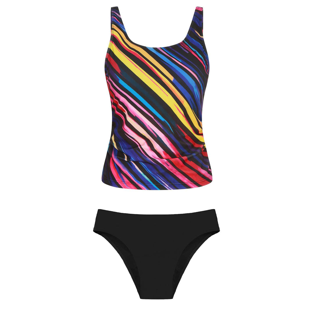 Damen Bikiniset mit floralem Oberteil und klassischem Unterteil EB