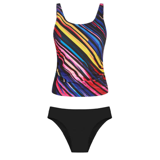 Damen Bikiniset mit floralem Oberteil und klassischem Unterteil EB