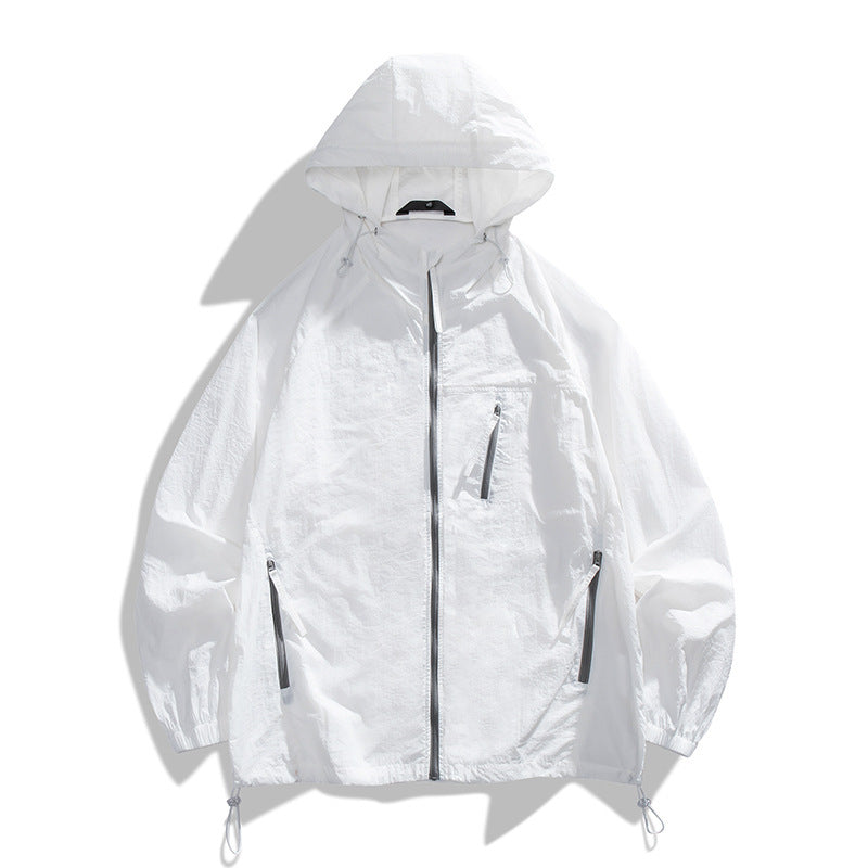 Herren leichtgewichtige Windjacke mit praktischen Taschen und atmungsaktiven Eigenschaften EB