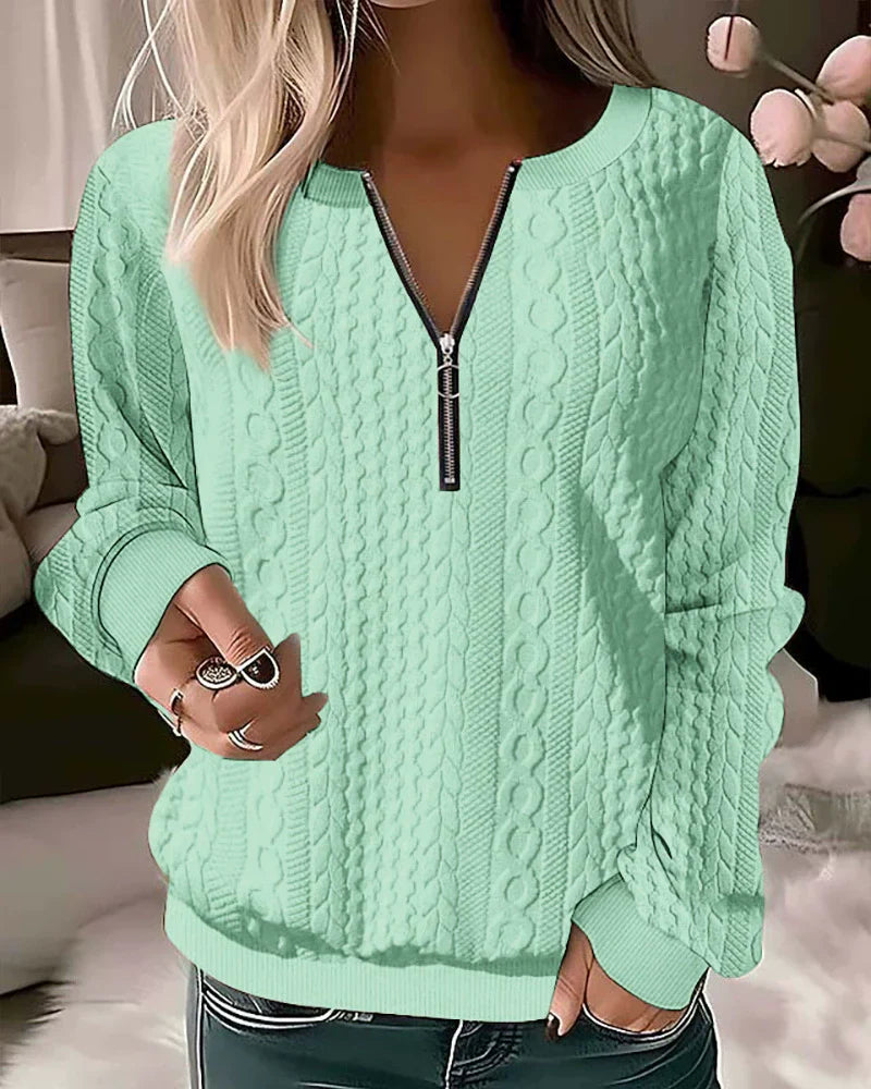EB | Reißverschluss Sweatshirt Freizeitkleidung