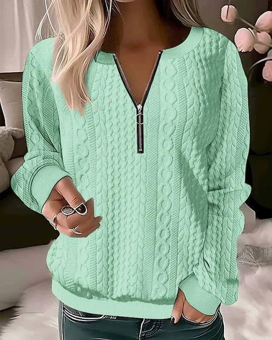EB | Reißverschluss Sweatshirt Freizeitkleidung