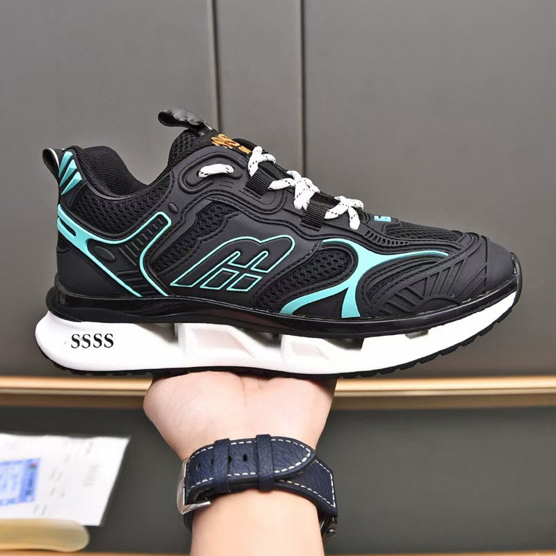 Damen Sportliche Laufschuhe mit atmungsaktiver Oberflächenstruktur und dynamischer Dämpfung EB