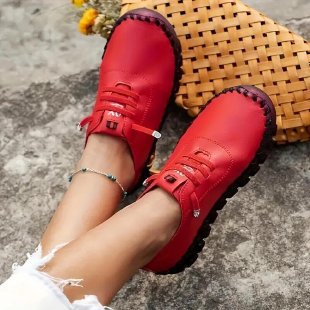 Damen  leichte Alltags-Slipper-Sneaker mit verdeckter Schnürung, elastischem Einstieg und griffiger Trailsohle EB