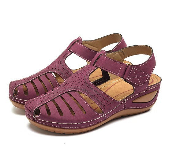 Damen Sandalen mit verstellbarem Riemendesign und atmungsaktivem Obermaterial EB