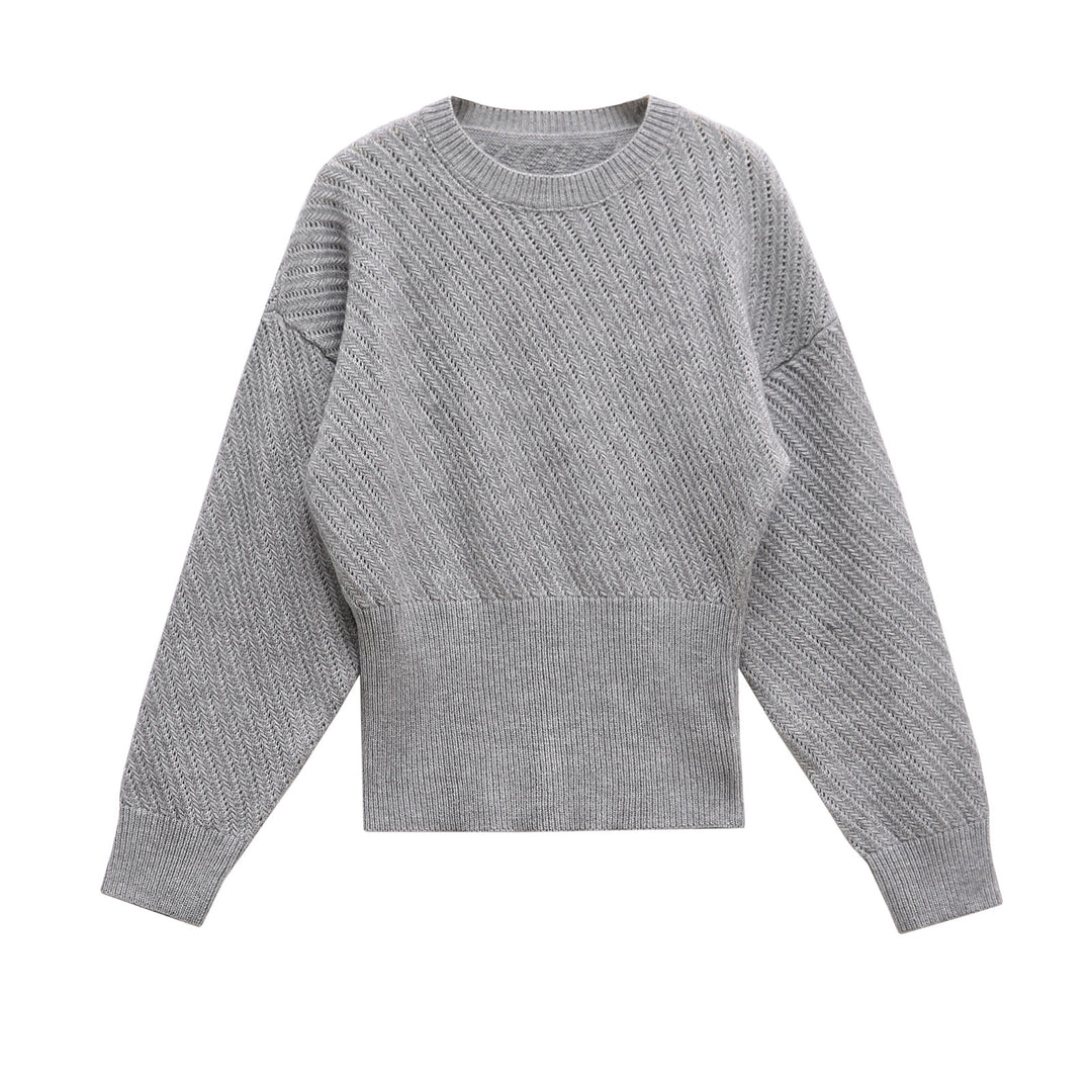 Damen Pullover im strukturierten Strickdesign EB