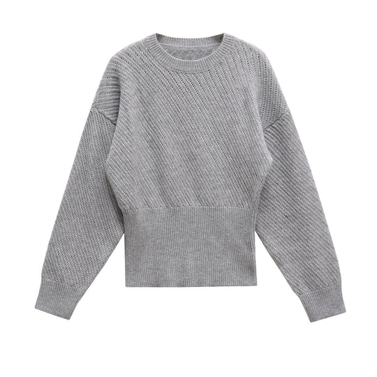 Damen Pullover im strukturierten Strickdesign EB