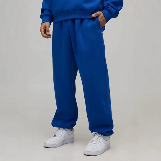 Unisex Thermo-Fleece-Jogginghose mit wärmender Innenbeschichtung, elastischem Komfortbund und geradem Bein EB