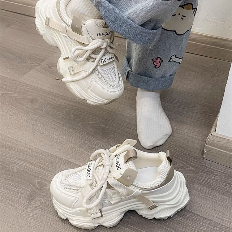 Damen Sportliche Freizeitschuhe mit atmungsaktiver Mesh-Oberfläche EB