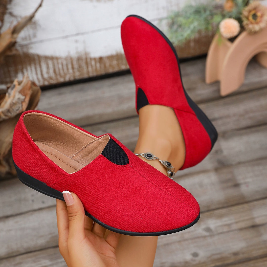 Damen Bequeme und elegante Slipper aus atmungsaktivem Material EB