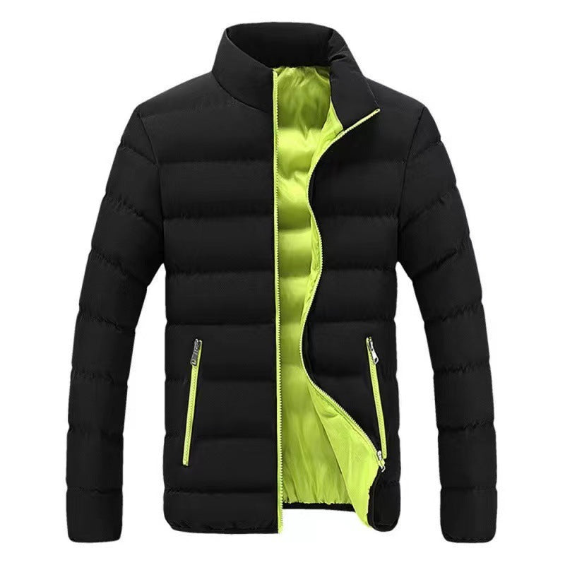 Herren nan gesteppte Thermojacke mit hohem Stehkragen und wasserabweisender Außenhülle EB