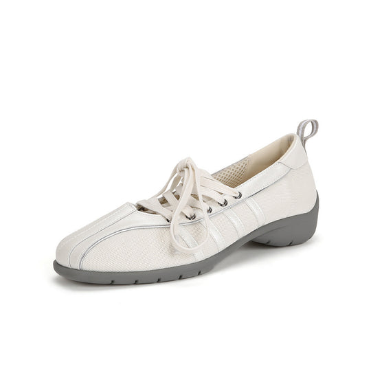 Damen Sportliche Schnürschuhe mit atmungsaktiver Obermaterialstruktur und rutschfester Sohle EB