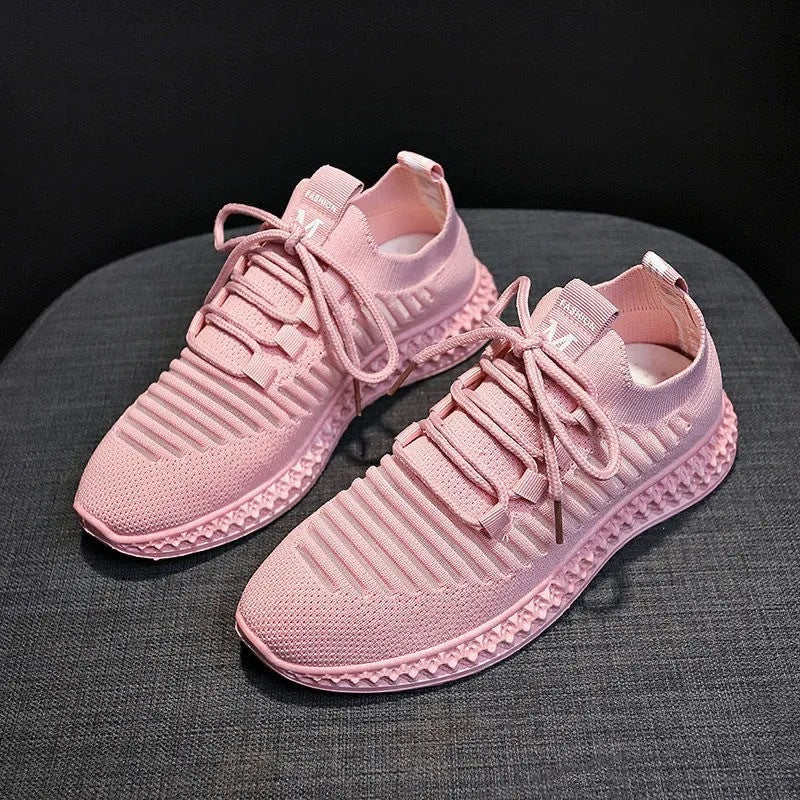 Damen Atmungsaktive Sport Sneakers mit flexibler Sohle EB