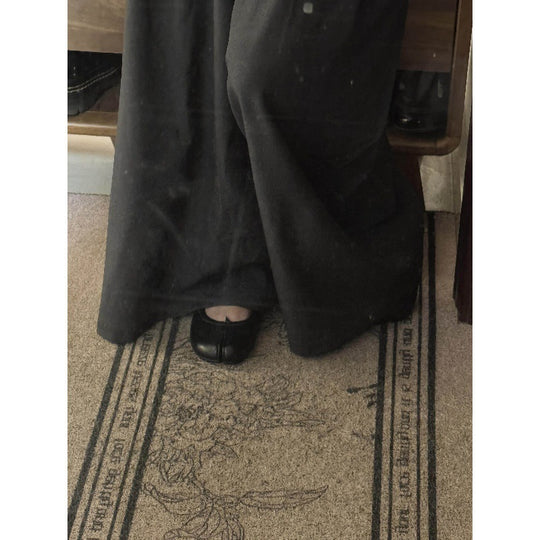 Damen bequeme Hausschuhe mit geschmeidiger Leder-Oberfläche und rutschfester Sohle EB