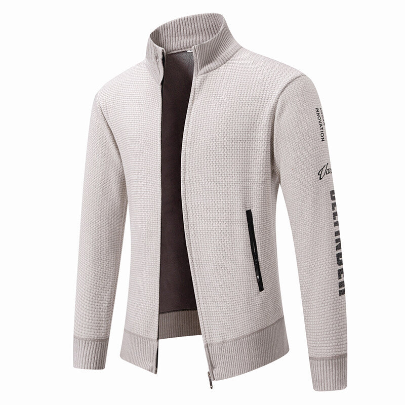 Herren Steppjacke mit hohem Kragen und praktischen Taschen EB