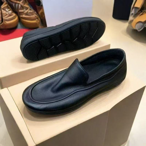 Damen Elegante Leder Slipper mit komfortabler Innensohle EB