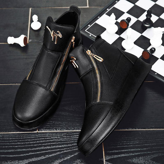 Damen Mode Stiefeletten mit Reißverschluss und gepolstertem Fußbett EB