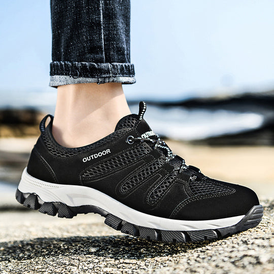 Damen Sportliche Outdoor-Sneaker mit atmungsaktivem Obermaterial und rutschfester Sohle EB
