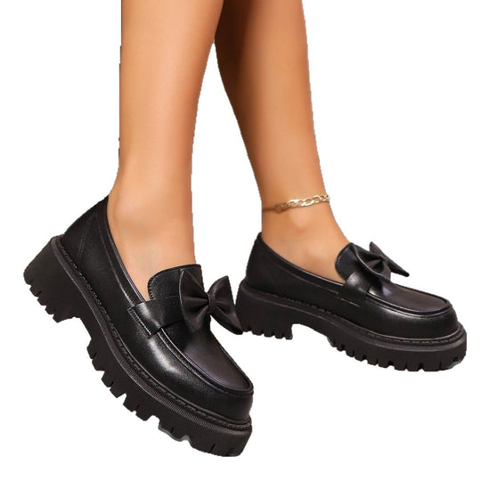 Damen moderne Slipper mit dekorativer Schleifenverzierung EB