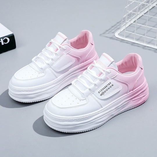 Damen modische Plateau Sneakers mit komfortabler Dämpfung EB