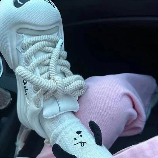 Damen Sportliche Sneakers mit einzigartigem Schnürsystem und bequemer Dämpfung EB