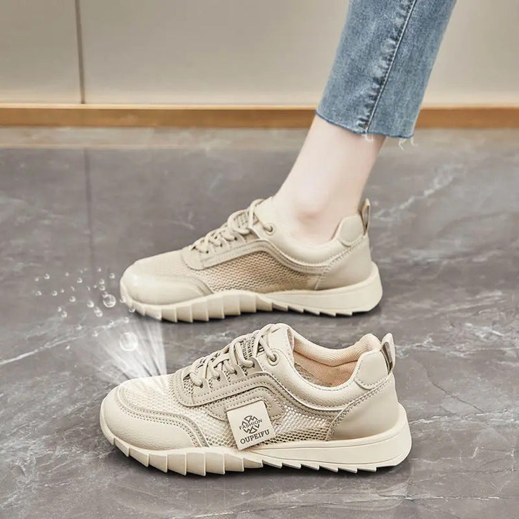 Damen Komfortable Sport-Sneaker mit atmungsaktive Obermaterial und robustem Sohlenprofil EB